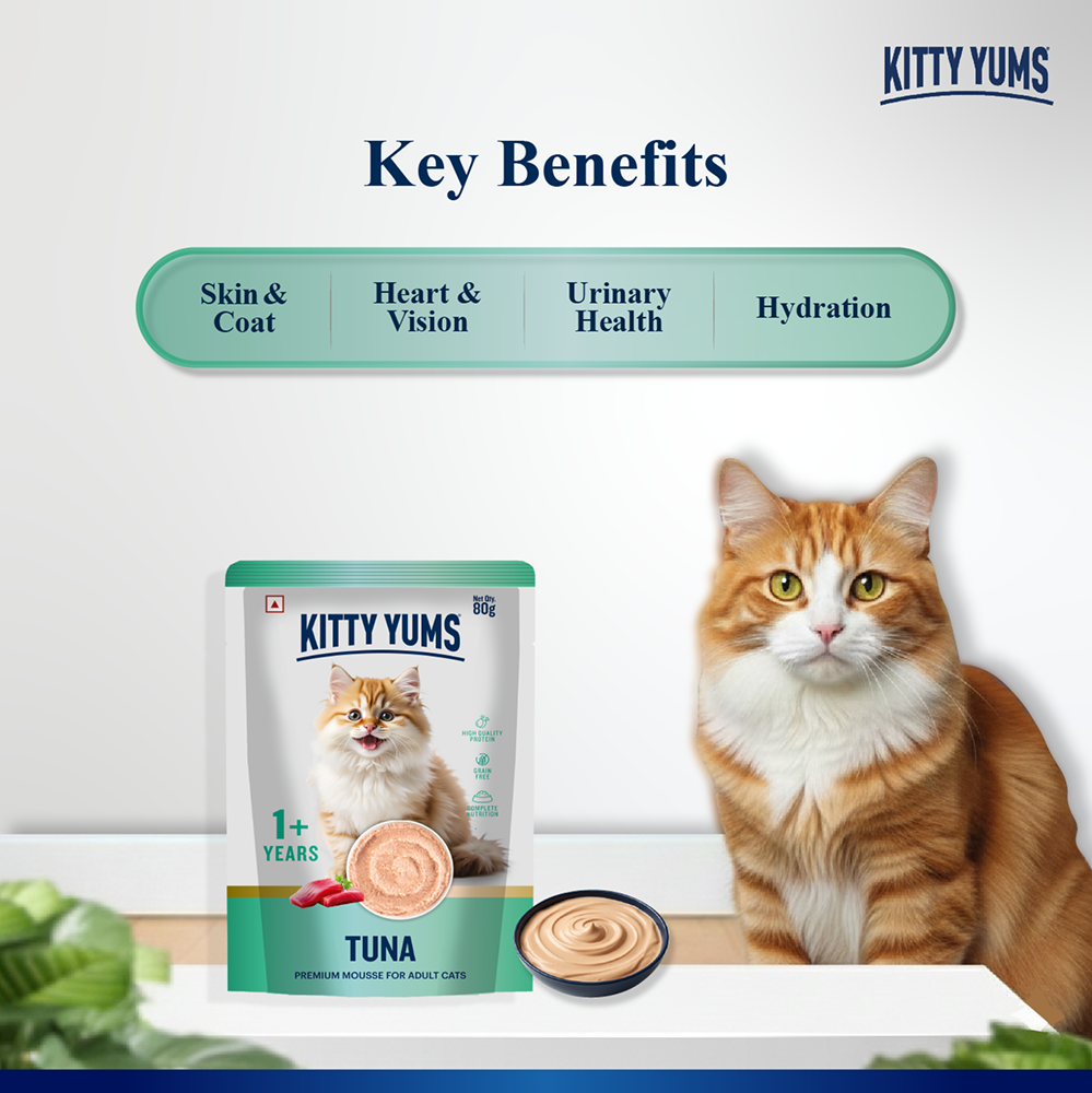 Kitty Yum Tuna Mousse Adult Cat Wet Food