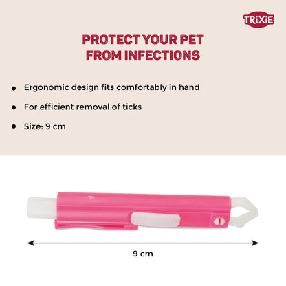 Trixie Tick Tweezers Plastic for Cats and Dogs