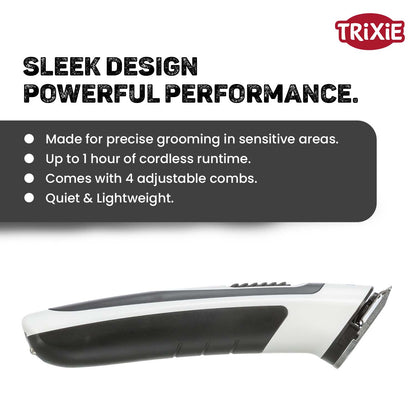 Trixie TR500 Slim Cordless Hair Clipper for Dogs and Cats