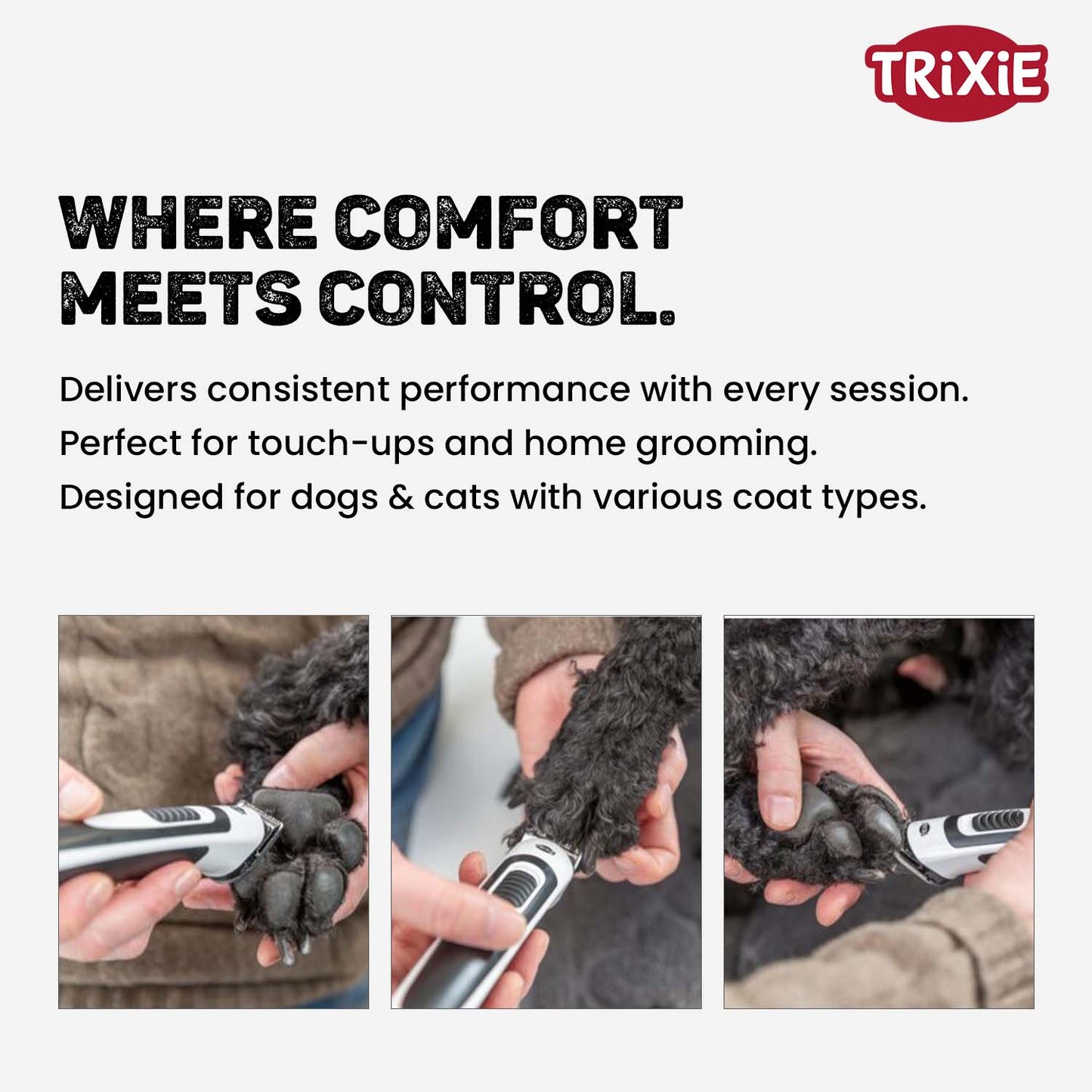 Trixie TR500 Slim Cordless Hair Clipper for Dogs and Cats