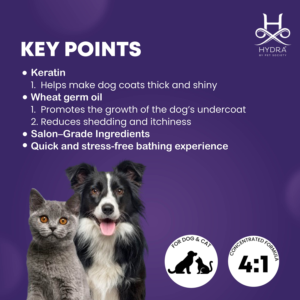 Hydra Groomers Fluffy or Double Coat Volumizing Shampoo for Cats & Dogs