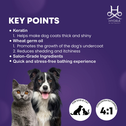 Hydra Groomers Fluffy or Double Coat Volumizing Shampoo for Cats & Dogs
