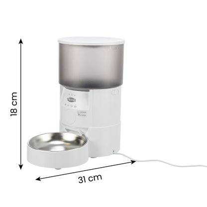 Trixie TX S Smart Automatic Food Dispenser for Dogs and Cats (White)