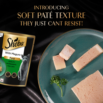 Sheba Maguro Pate Rich Premium Adult Fine Cat Wet Food
