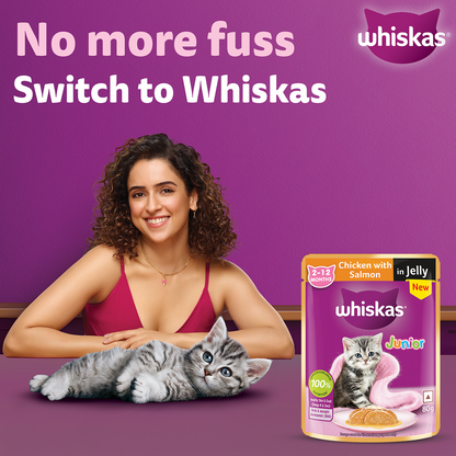 Whiskas Kitten Tasty Mix Wet Food Combo |Chicken, Tuna, Seafood & Salmon