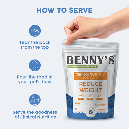 Benny's Bowl Clinical Nutrition for Weight Reduction Dog Wet Food