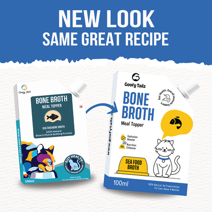 Goofy Tails Seafood Bone Broth for Cats
