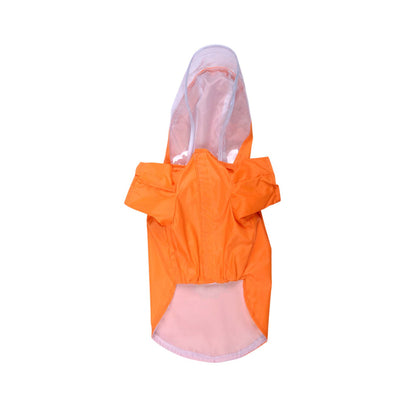 Pets Way Mistiq Orange Rainbhaw Raincoat for Dogs