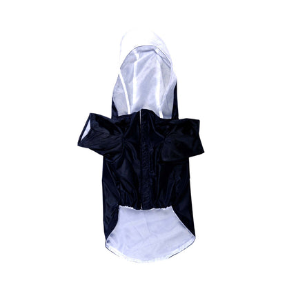 Pets Way Mistiq Coal Paw In The Rain Raincoat for Dogs