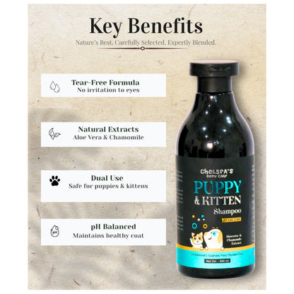 Dr. Chelsea's Tearless PH Balance Shampoo for Puppy & Kitten