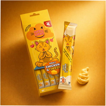 Smudges Little Licks Chicken and Cheese Creamy Bisque Adult Cat Treats