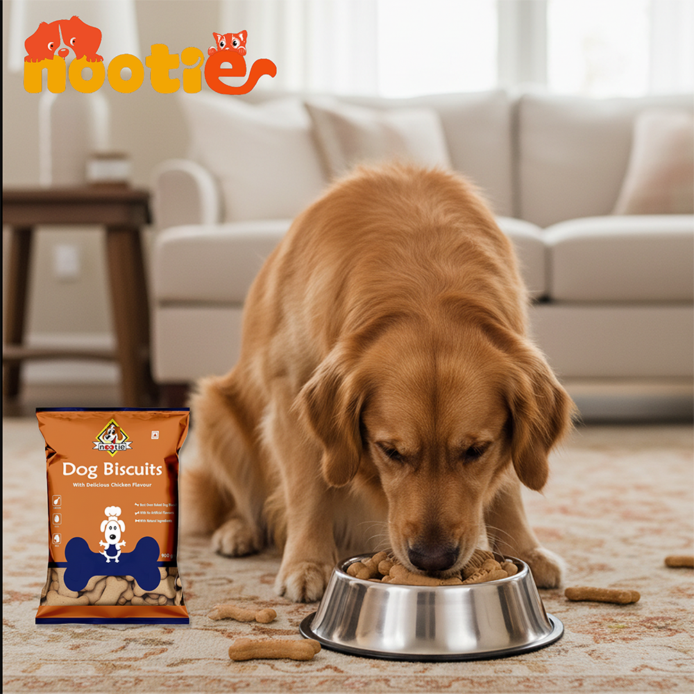 Nootie Chicken & Peanut Butter Flavour Biscuits Adult Dog Treats
