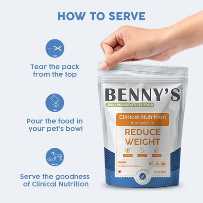 Benny's Bowl Clinical Nutrition for Weight Reduction Dog Wet Food
