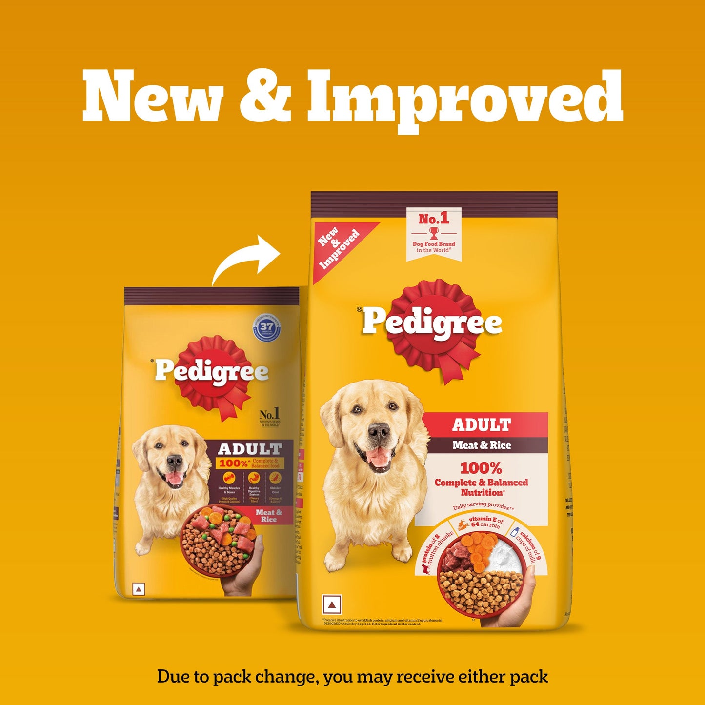 Pedigree Adult Dog Food Combo |Meat & Rice Dry & Chicken & Liver Wet