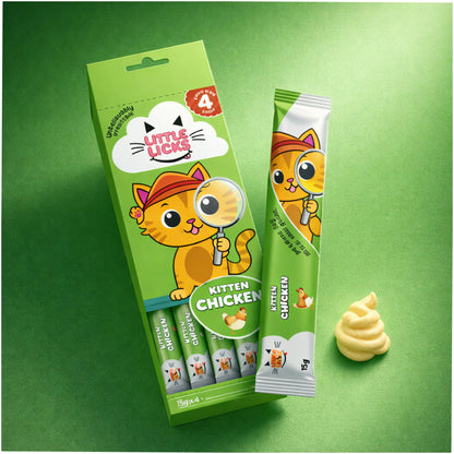 Smudges Little Licks Chicken Creamy Bisque Kitten Cat Treats