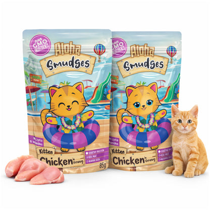 Aloha Smudges Chicken in Gravy Kitten Cat Wet Food