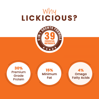 Lickicious Chicken, Egg and Milk Flavoured Puppy Dog Dry Food