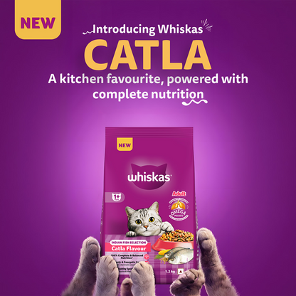 Whiskas Catla Fish Flavour Adult Cat Dry Food