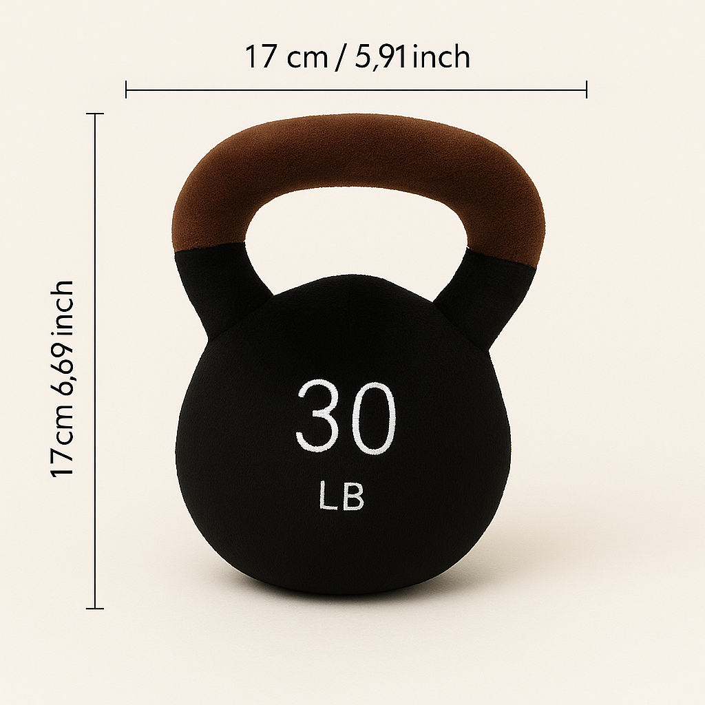 Talking Dog Club Kettle Bell Plush Toy for Dogs