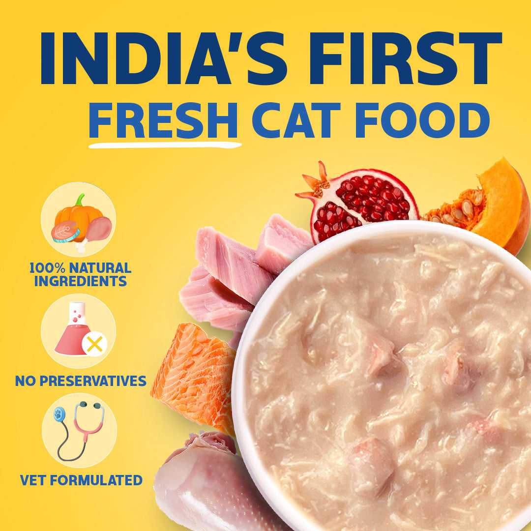 Smylo Adult Variety Combo, Tuna, Chicken & Mackerel, Fresh & No-Preservative Wet Cat Food