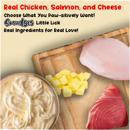 Smudges Little Licks Tuna and Salmon Creamy Bisque Adult Cat Treats