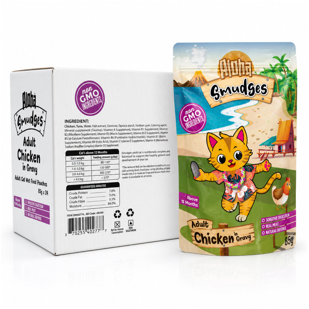 Aloha Smudges Chicken in Gravy Adult Cat Wet Food