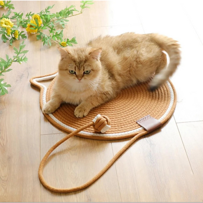 Healing Leaf Eco friendly Scratching Mat for Cats