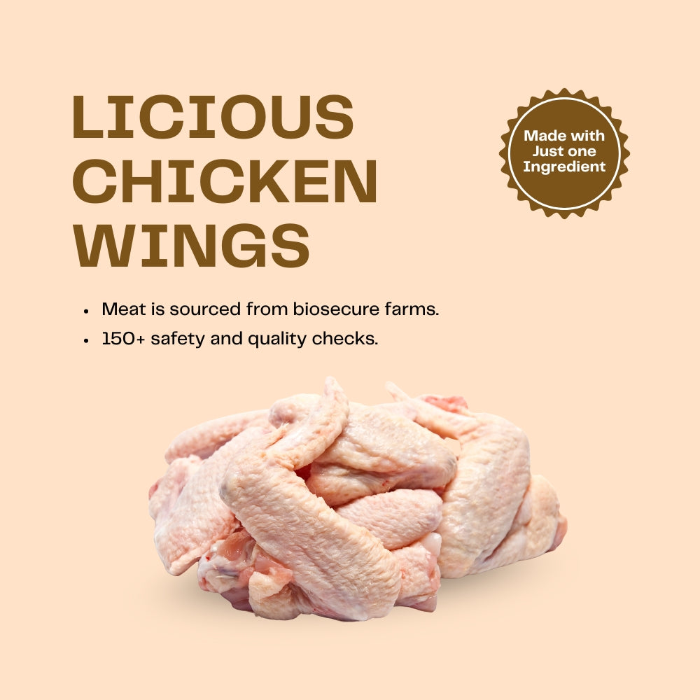 Pawfectly Made By Licious Dehydrated Chicken Wings Jerky Dog Treat