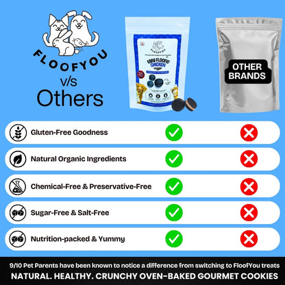 Floofyou Mini Floofio Chicken Oven Baked Cookie Dog Treats
