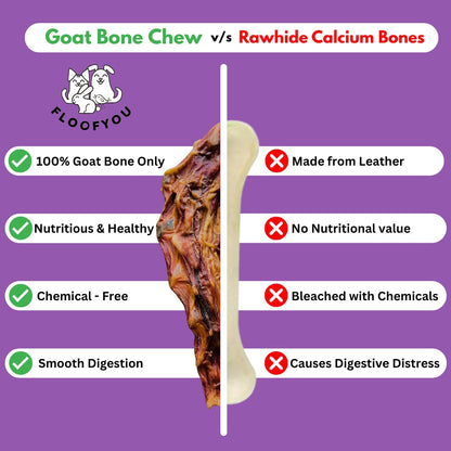 Floofyou Air Dried Meaty Chunks Bone Dental Chew Dog Treats