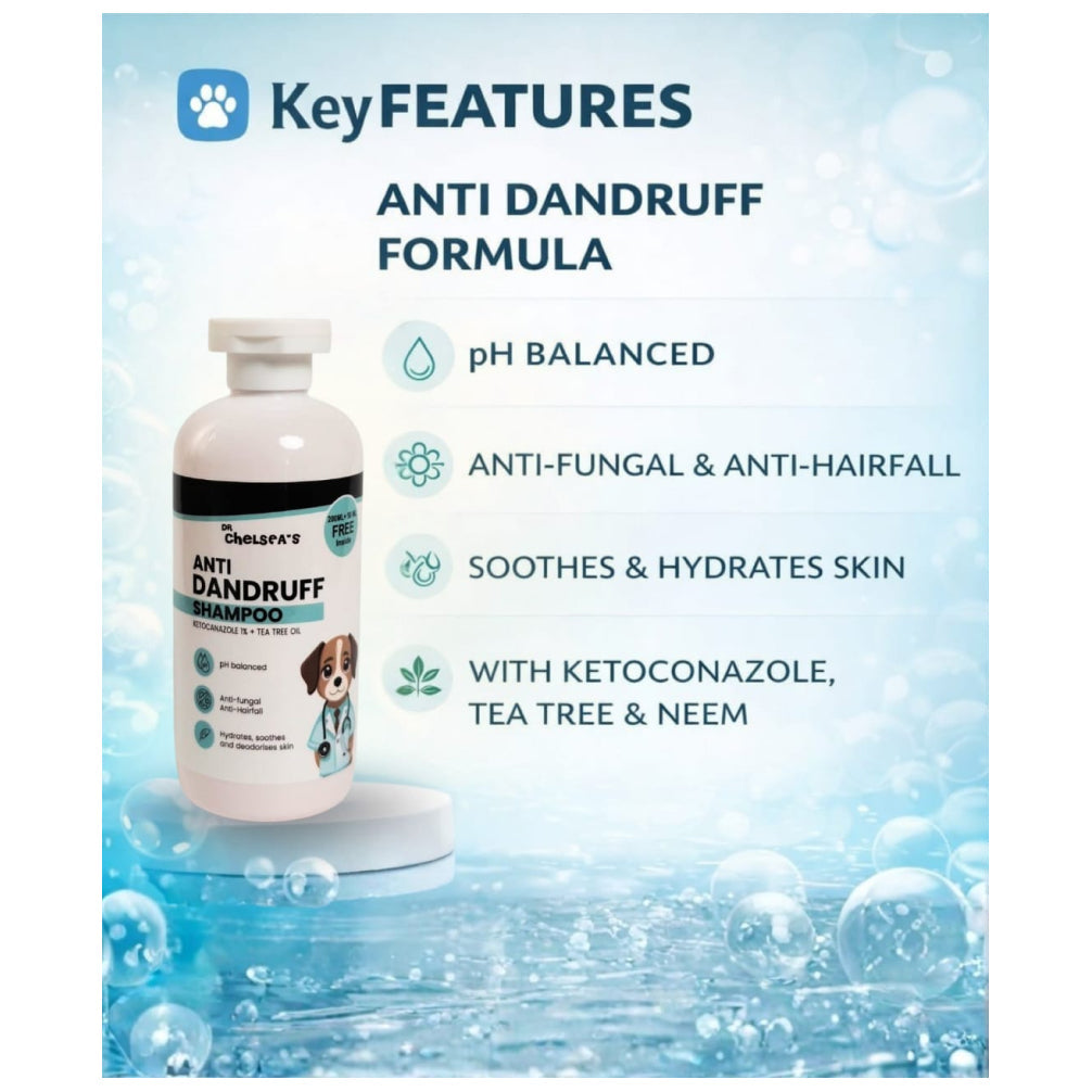 Dr. Chelsea’s Anti Dandruff Shampoo for Dogs & Cats