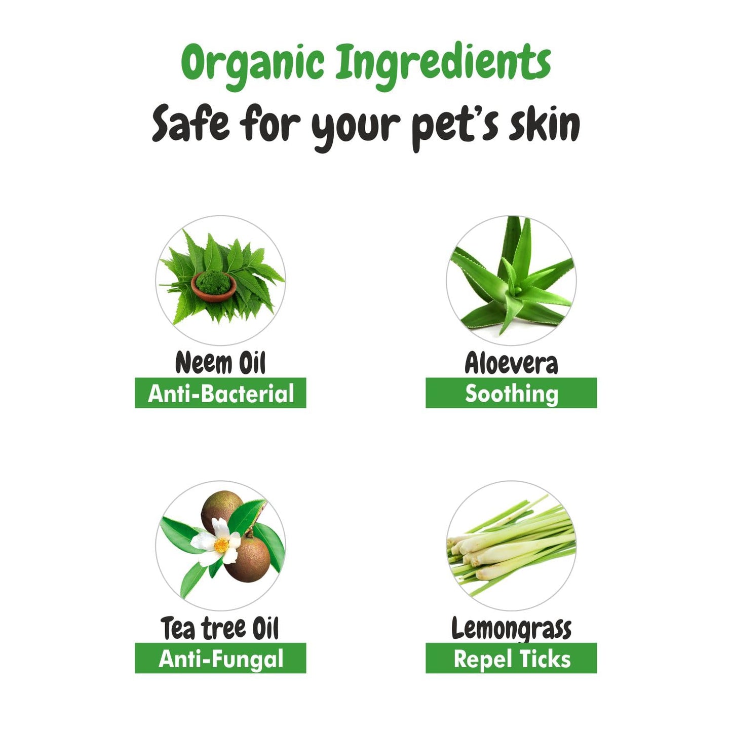 Bscly Neem Cleanse Herbal Shampoo for Cats & Dogs