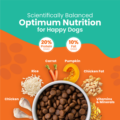 Lickicious Optima Chicken and Vegetable Adult Dog Dry Food