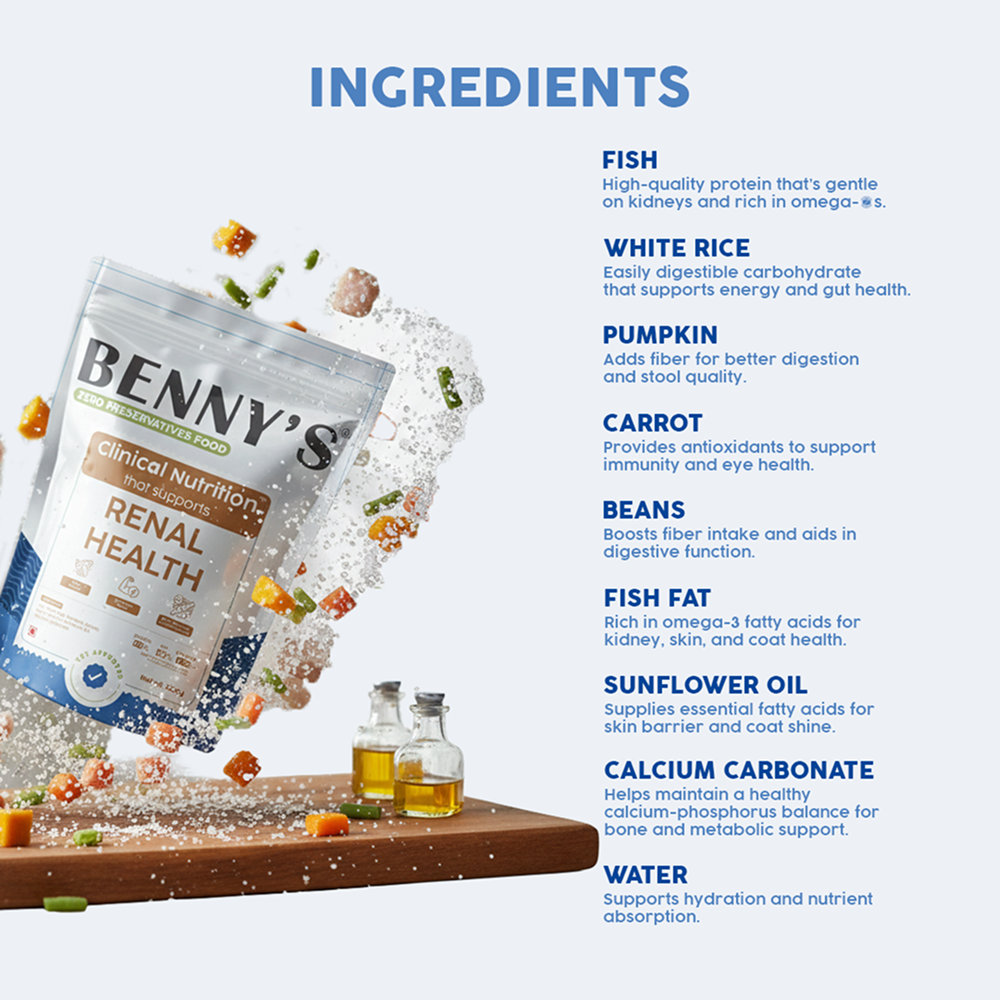 Benny's Bowl Clinical Nutrition for Renal Issues Dog Wet Food