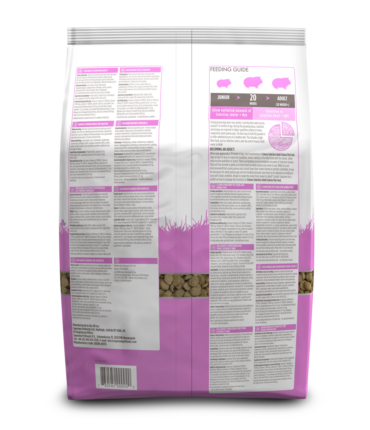 Science Selective Junior Guinea Pig Food