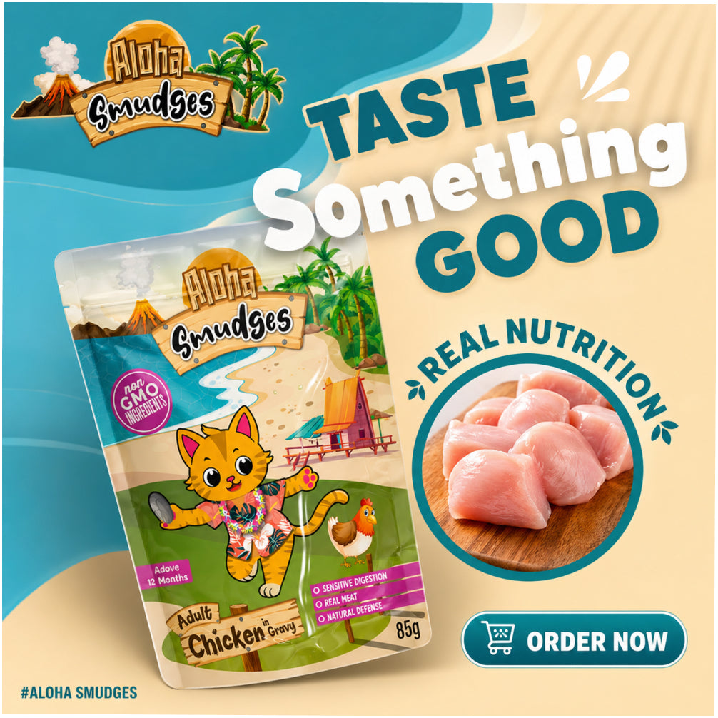 Aloha Smudges Chicken in Gravy Adult Cat Wet Food