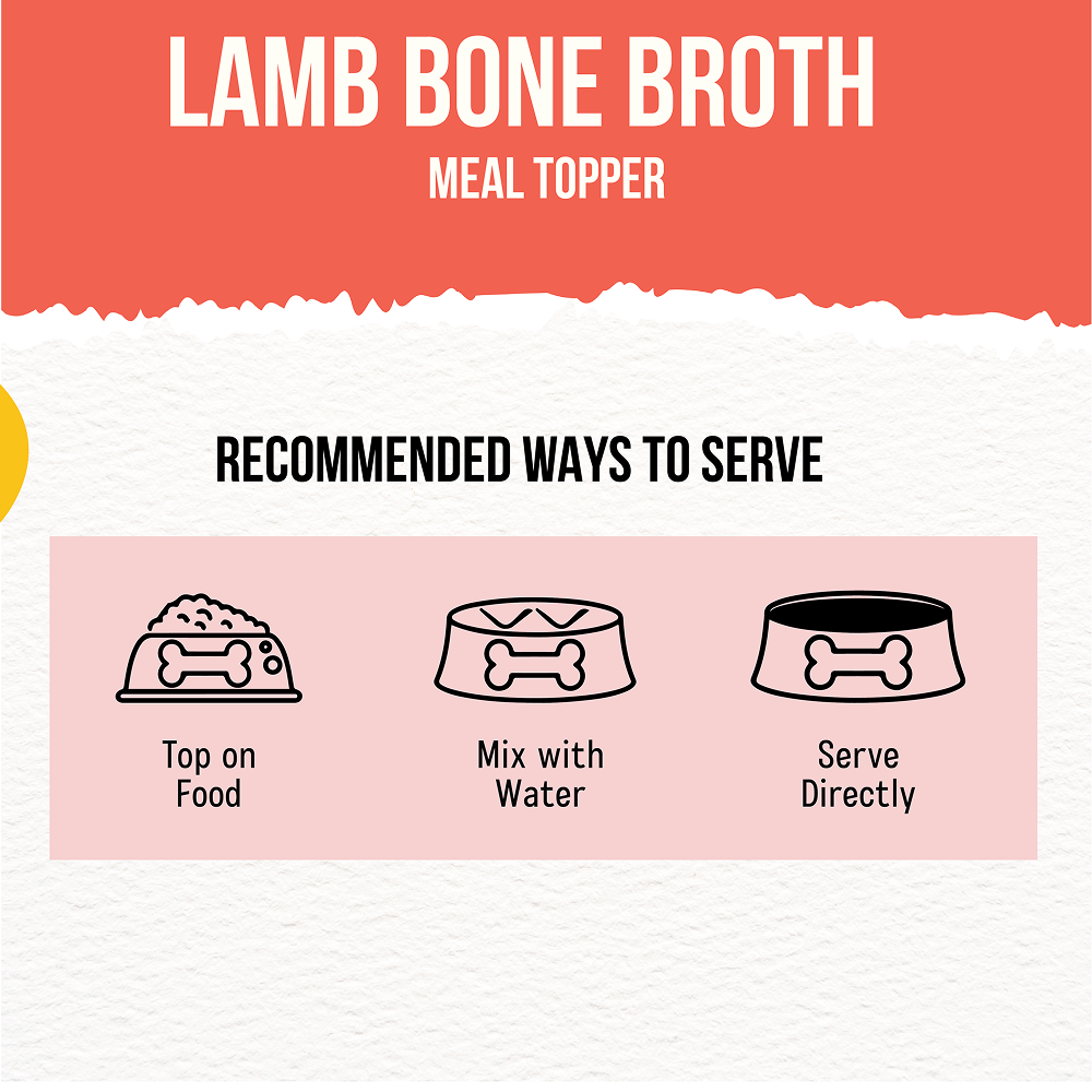 Goofy Tails Lamb Bone Broth for Dogs