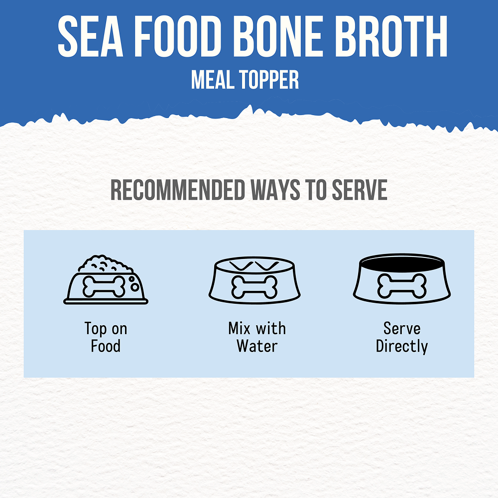 Goofy Tails Seafood Bone Broth for Cats
