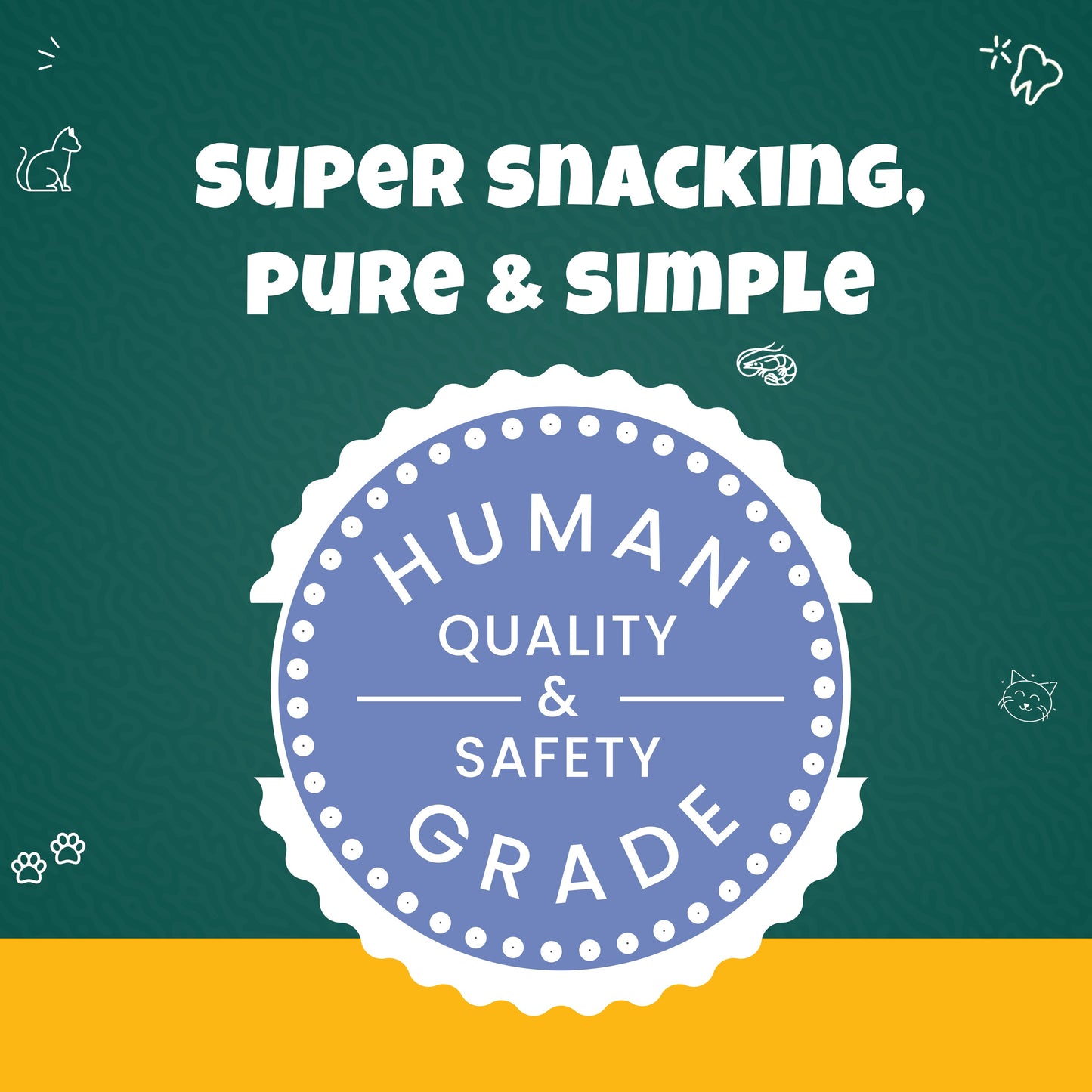 Goofy Tails Freeze Dried Shrimp Cat Treats