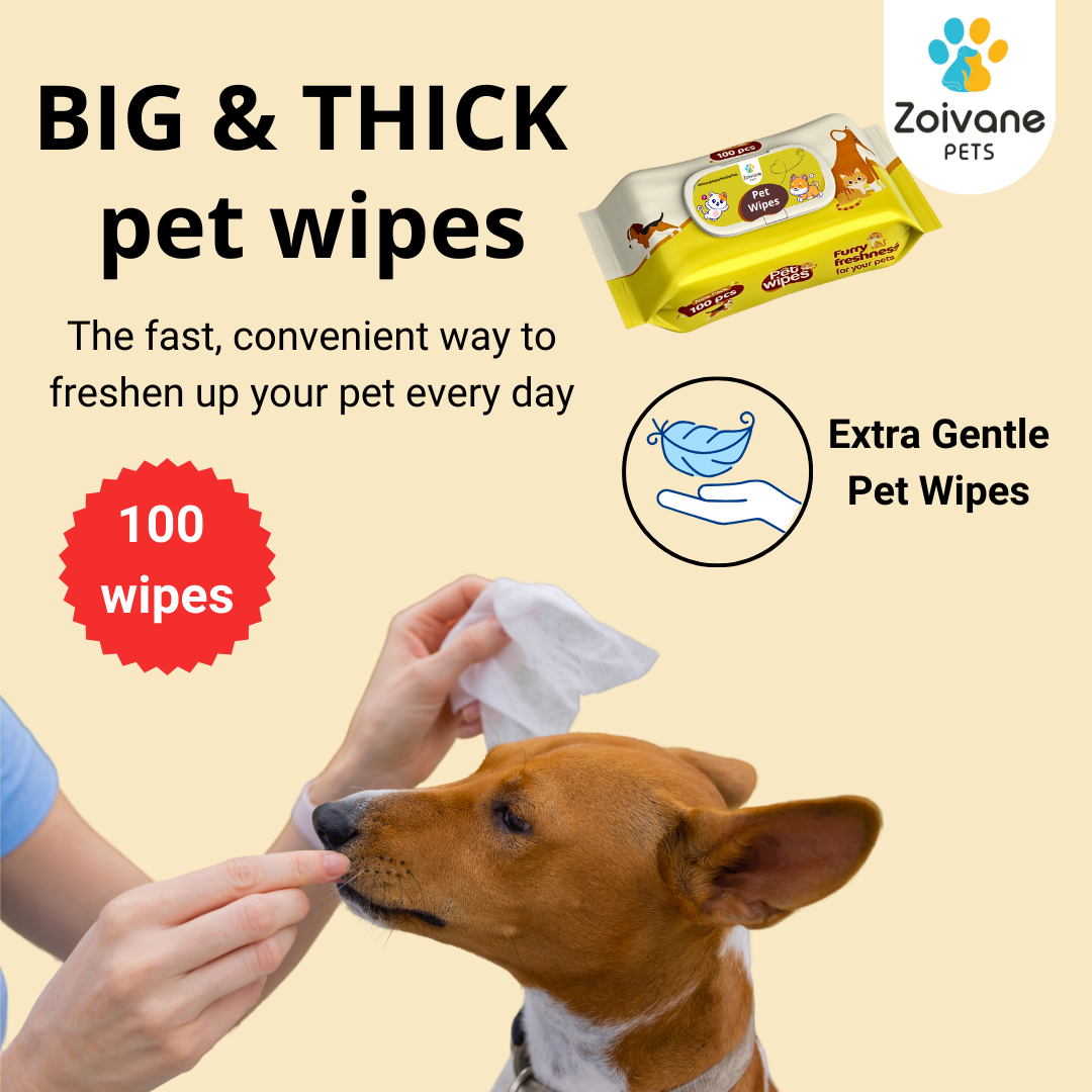 Zoivane Wet Wipes for Dogs and Cats