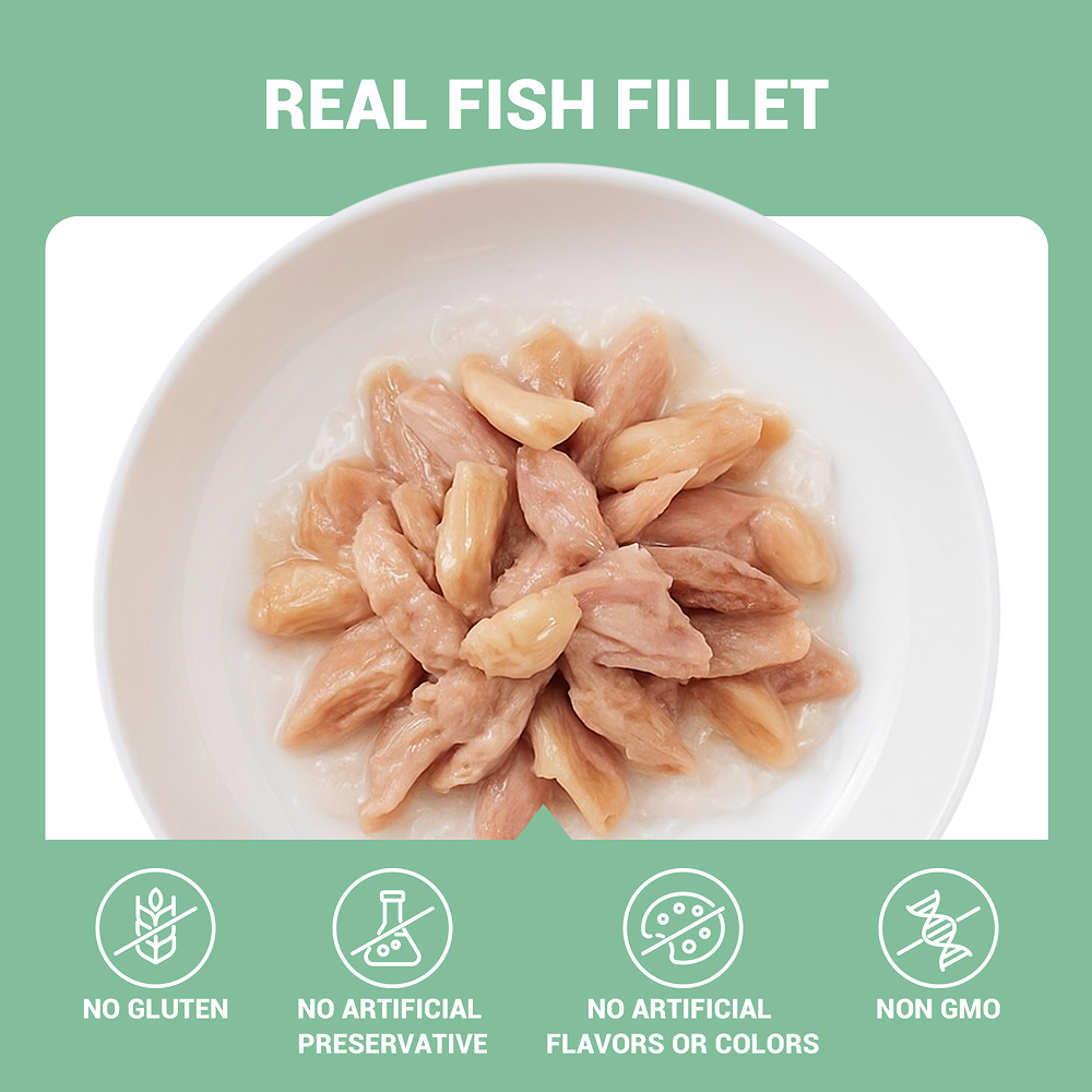Schesir Tuna Whole Meat Salmon Rice in Jelly Adult Cat Wet Food