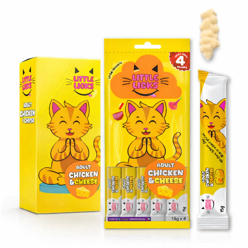 Smudges Little Licks Chicken and Cheese Creamy Bisque Adult Cat Treats
