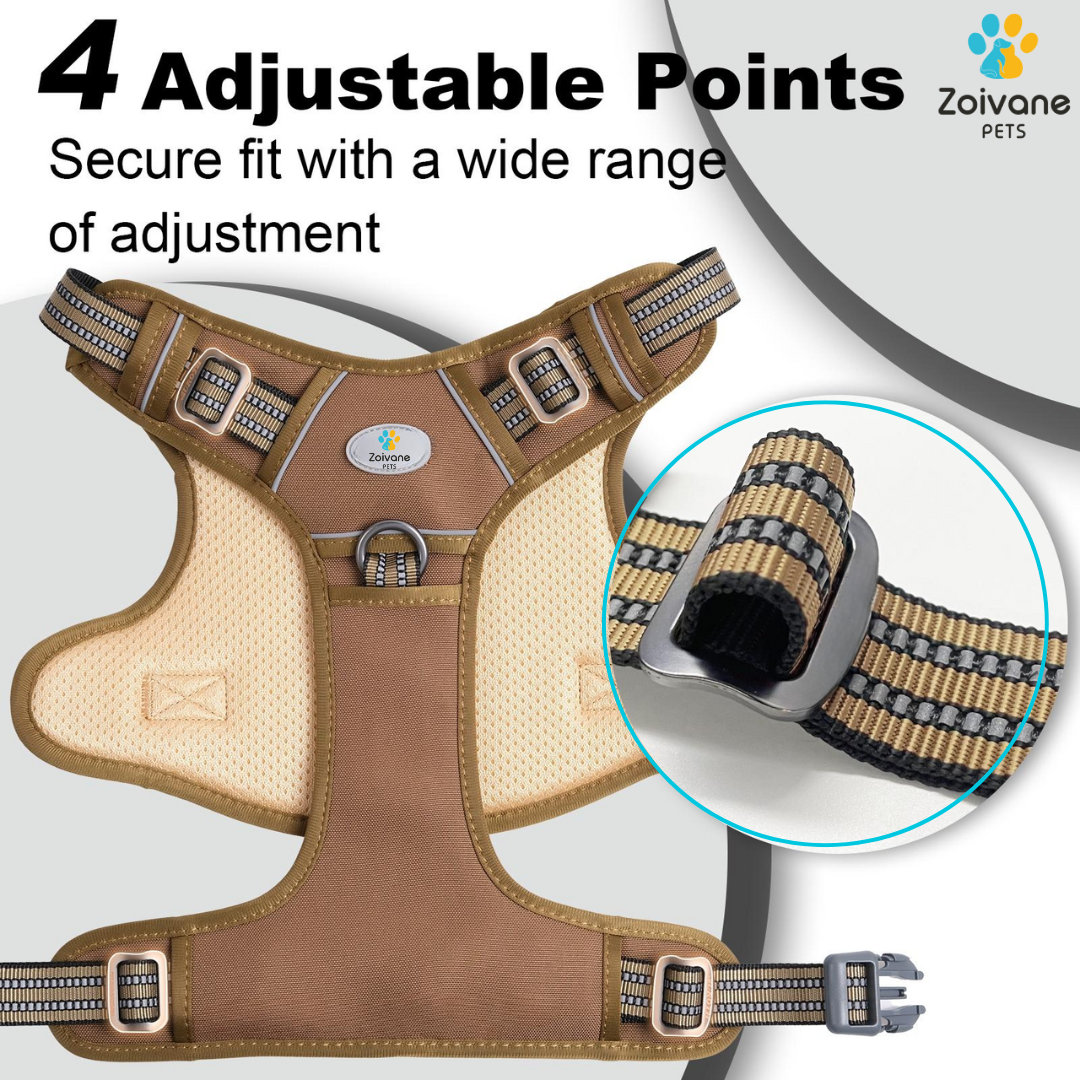 Zoivane Harness for Dogs (Khaki)