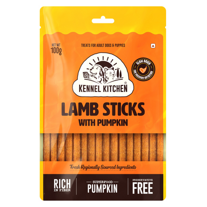 Kennel Kitchen Lamb, Pumpkin, Fish, Turmeric Combo Stick Treats Dog