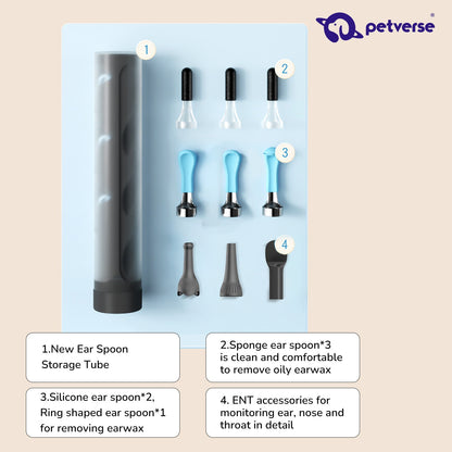 Petverse Smart Visual Pet Ear Cleaner with Camera for Dogs & Cats
