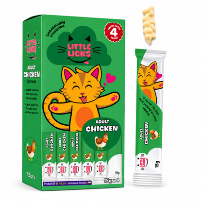 Smudges Little Licks Chicken and Cheese Creamy Bisque Adult Cat Treats