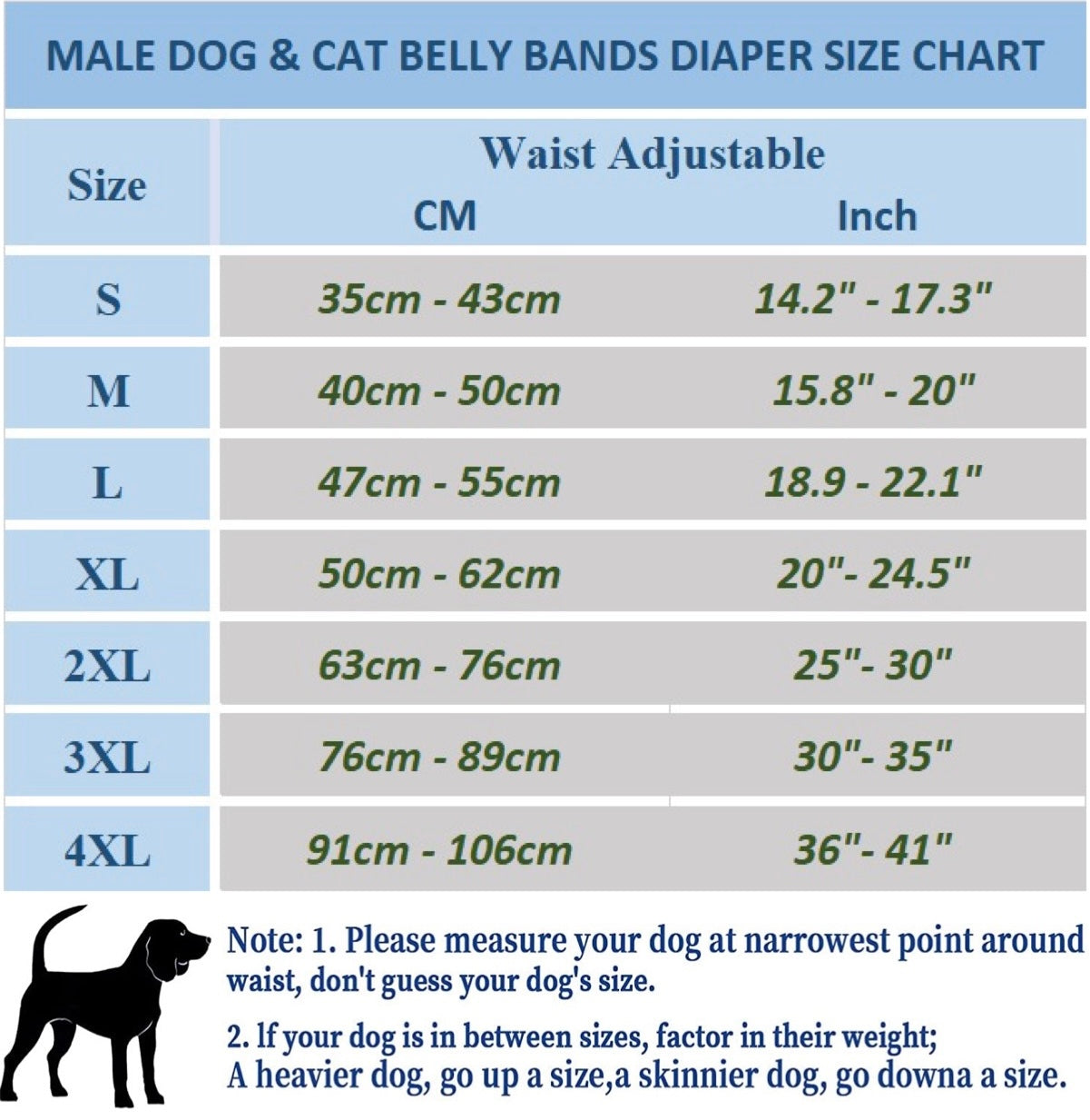 KUTKUT Diapers for Male Dogs (Black)