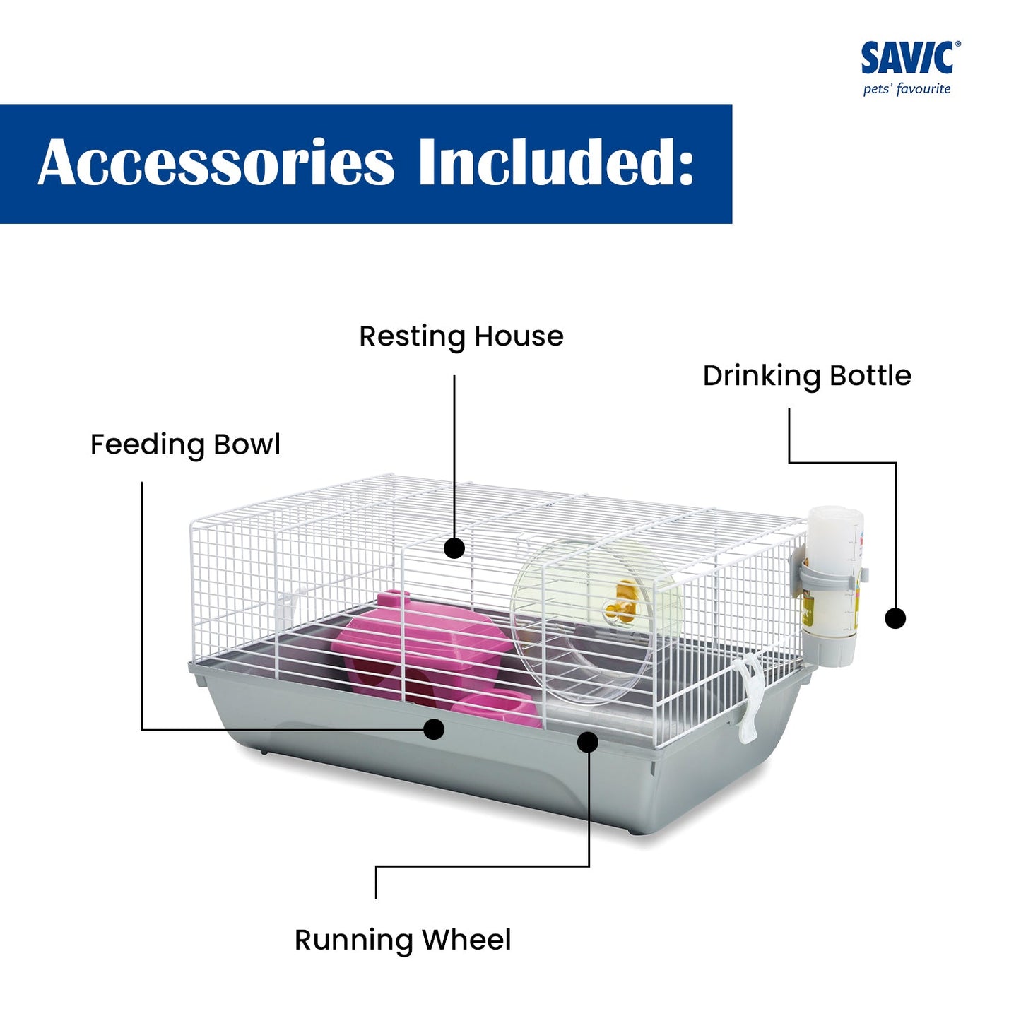 Savic Martha Cage for Hamsters and Guniea Pigs