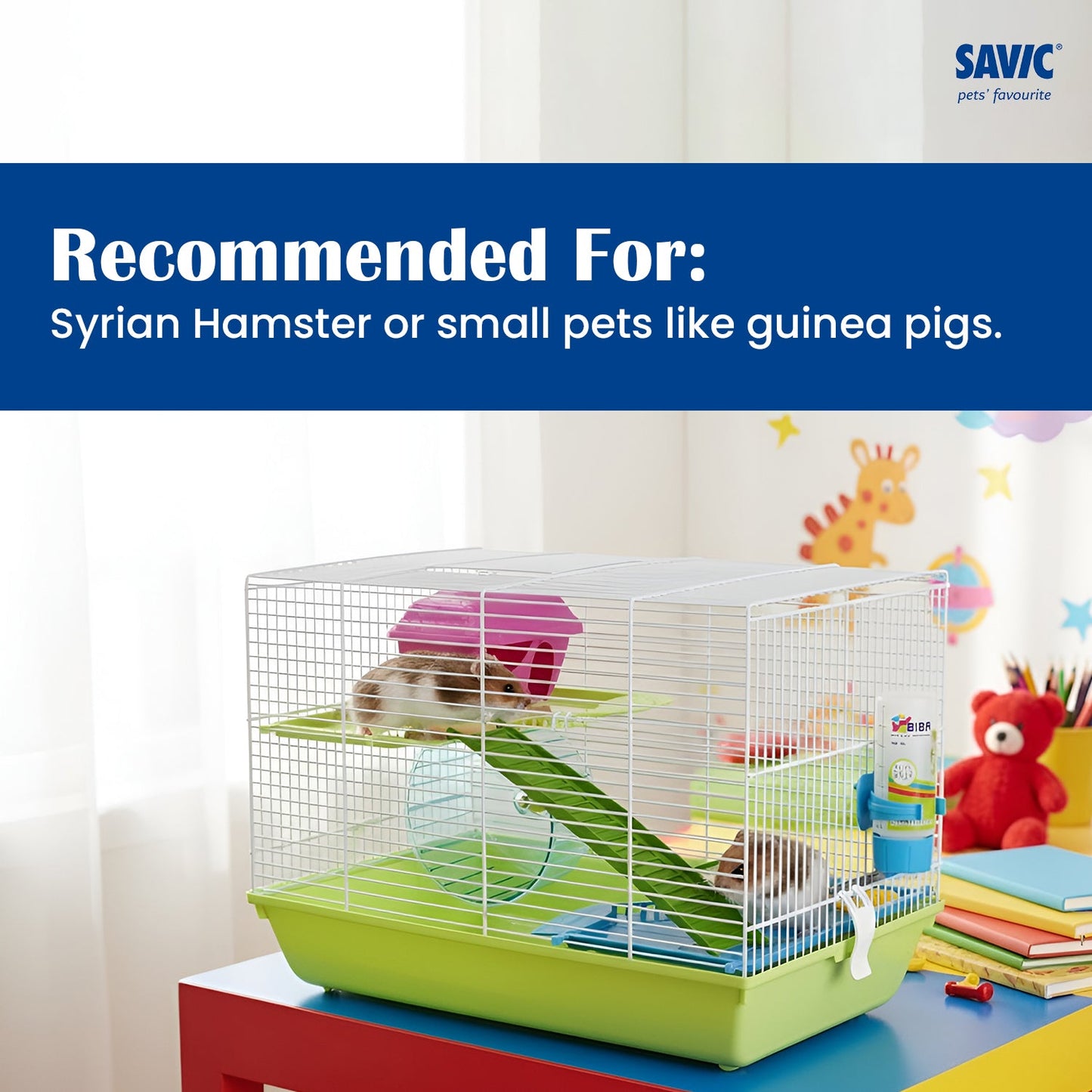 Savic Martha Triple Cage for Hamsters and Guniea Pigs
