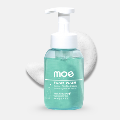 Moe Puppy Cleansing & Conditioning Foam Shampoo for Cats